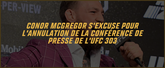 Conor McGregor s'excuse pour l'annulation de la conférence de presse de l'UFC 303