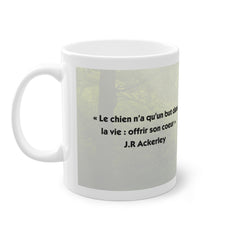 Mug Photo Personnalisé de Votre Chien - Ajoutez Son Nom et Votre Citation Favorite