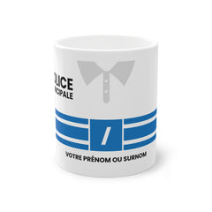 Mug Uniforme Blanc - Police Municipale