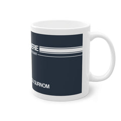 Mug Gendarmerie Sérigraphie Personnalisé | Grade & Nom | Cadeau Gendarmerie