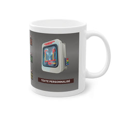 Mug Retour vers le Futur - Panneau de Contrôle Personnalisable