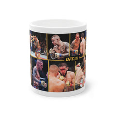 UFC 302 mug: Dustin Poirier vs Islam Makhachev 