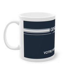 Mug Gendarmerie Sérigraphie Personnalisé | Grade & Nom | Cadeau Gendarmerie