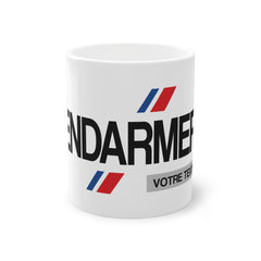 Mug Gendarmerie Brassard avec Matricule Personnalisé | Cadeau Gendarmerie