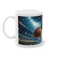 Mug NBA Inspiré - Dribblez Votre Journée Comme une Star du Basket