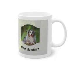 Mug Photo Personnalisé de Votre Chien - Ajoutez Son Nom et Votre Citation Favorite