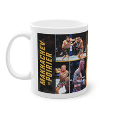 UFC 302 mug: Dustin Poirier vs Islam Makhachev 