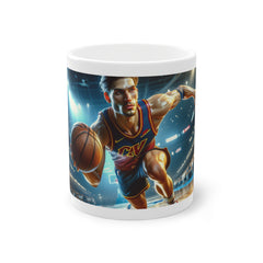 Mug NBA Inspiré - Dribblez Votre Journée Comme une Star du Basket