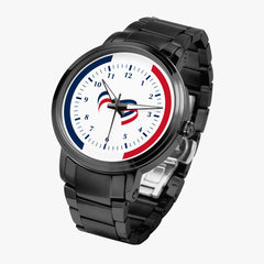 Montre Cadran Tricolore Automatique – Sophistication Mécanique sans Batterie 🇫🇷