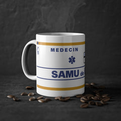 Mug SAMU de Paris Vintage | Design Authentique des Véhicules d'Époque 🚑