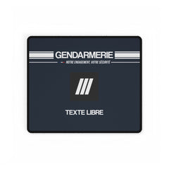 Mouse Pad - Gendarmerie with customizable rank