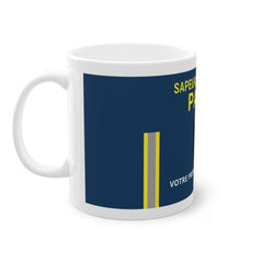 Mug Grade BSPP Personnalisé | Tenue Bleue | Grade & Nom | Cadeau Pompier