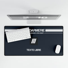 Mouse Pad - Gendarmerie with customizable rank