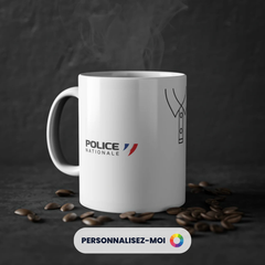 Mug Grade Police Nationale Personnalisable : Un Hommage à l'Honneur et au Courage