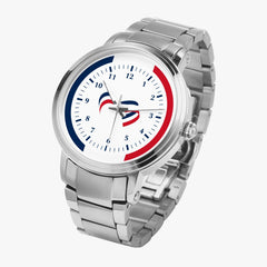 Montre Cadran Tricolore Automatique – Sophistication Mécanique sans Batterie 🇫🇷