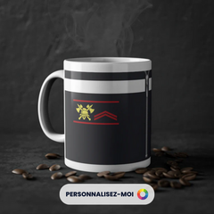 Mug Pompiers Belge Personnalisé | Nom & Grade